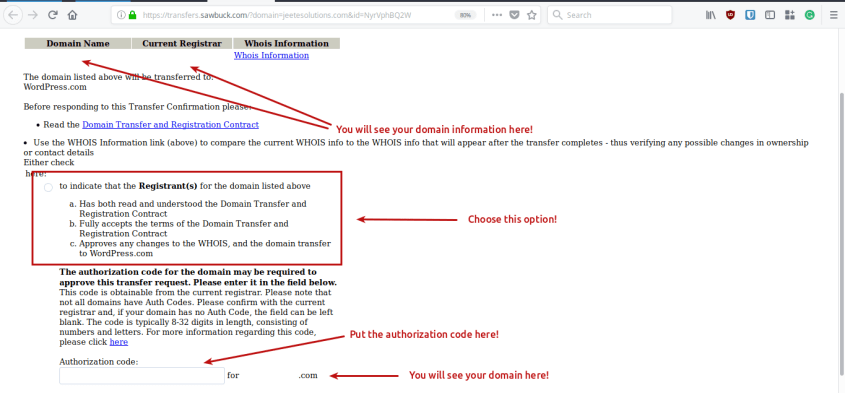 Step 9 Transfer Create WordPress.com Site On Your Existing Domain