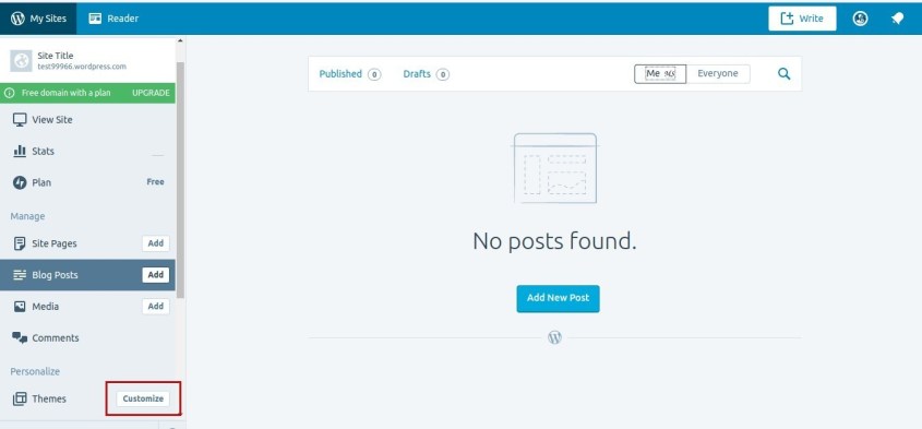 How to customize WordPress.com blog