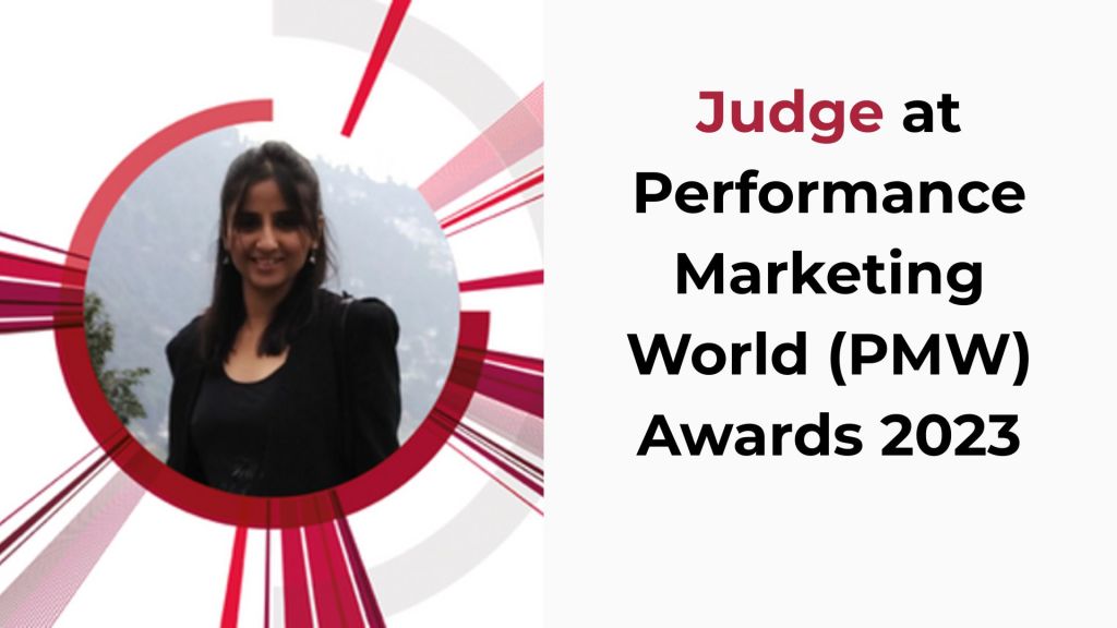 Judge at Performance Marketing World (PMW) Awards 2023